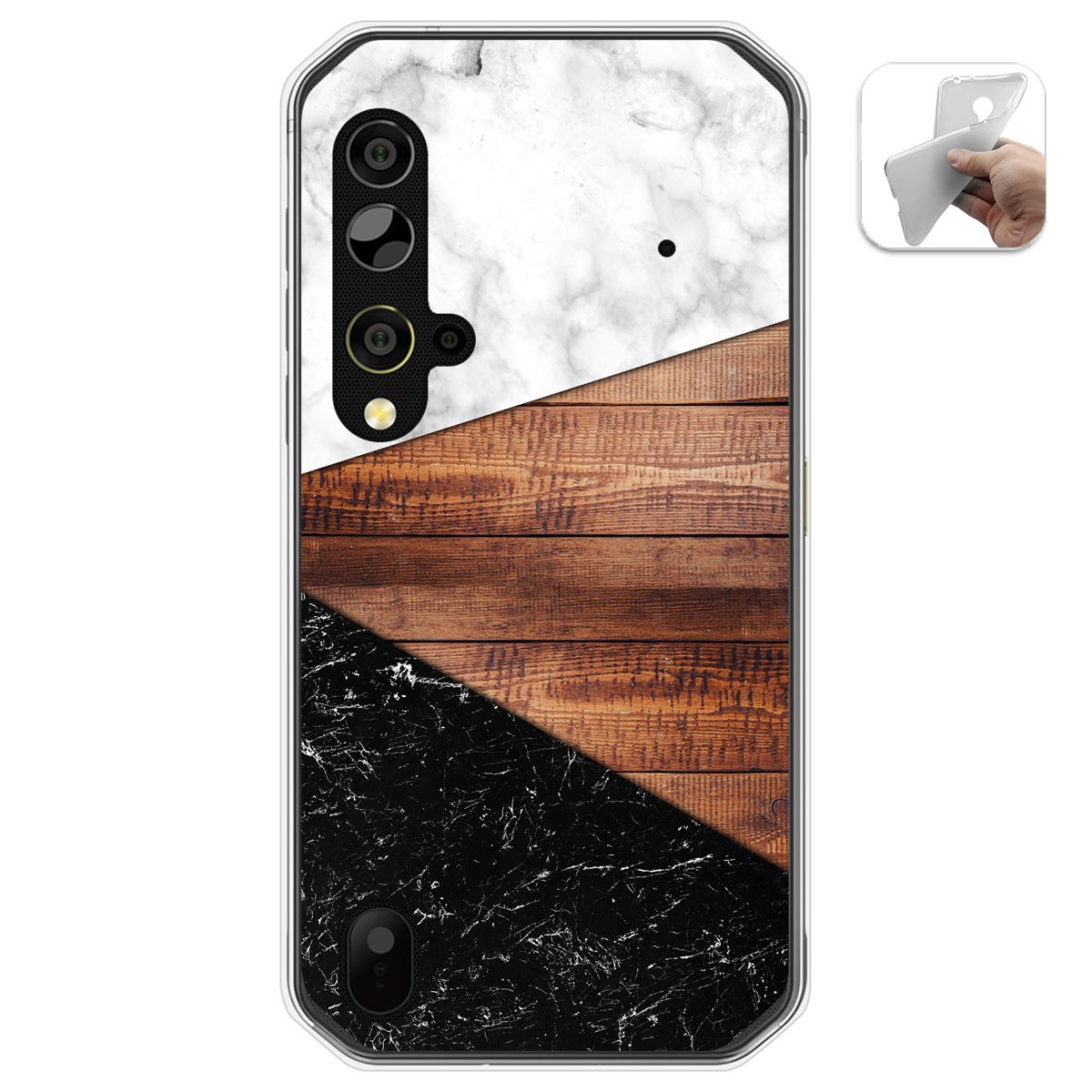 Funda Gel Tpu para Blackview BV9900 / BV9900 PRO diseño Mármol 11 Dibujos