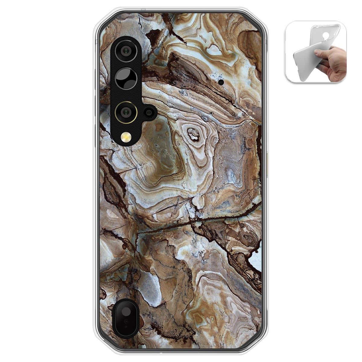 Funda Gel Tpu para Blackview BV9900 / BV9900 PRO diseño Mármol 14 Dibujos