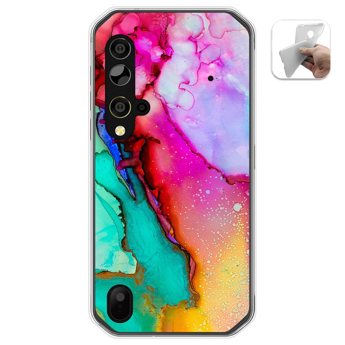 Funda Gel Tpu para Blackview BV9900 / BV9900 PRO diseño Mármol 15 Dibujos