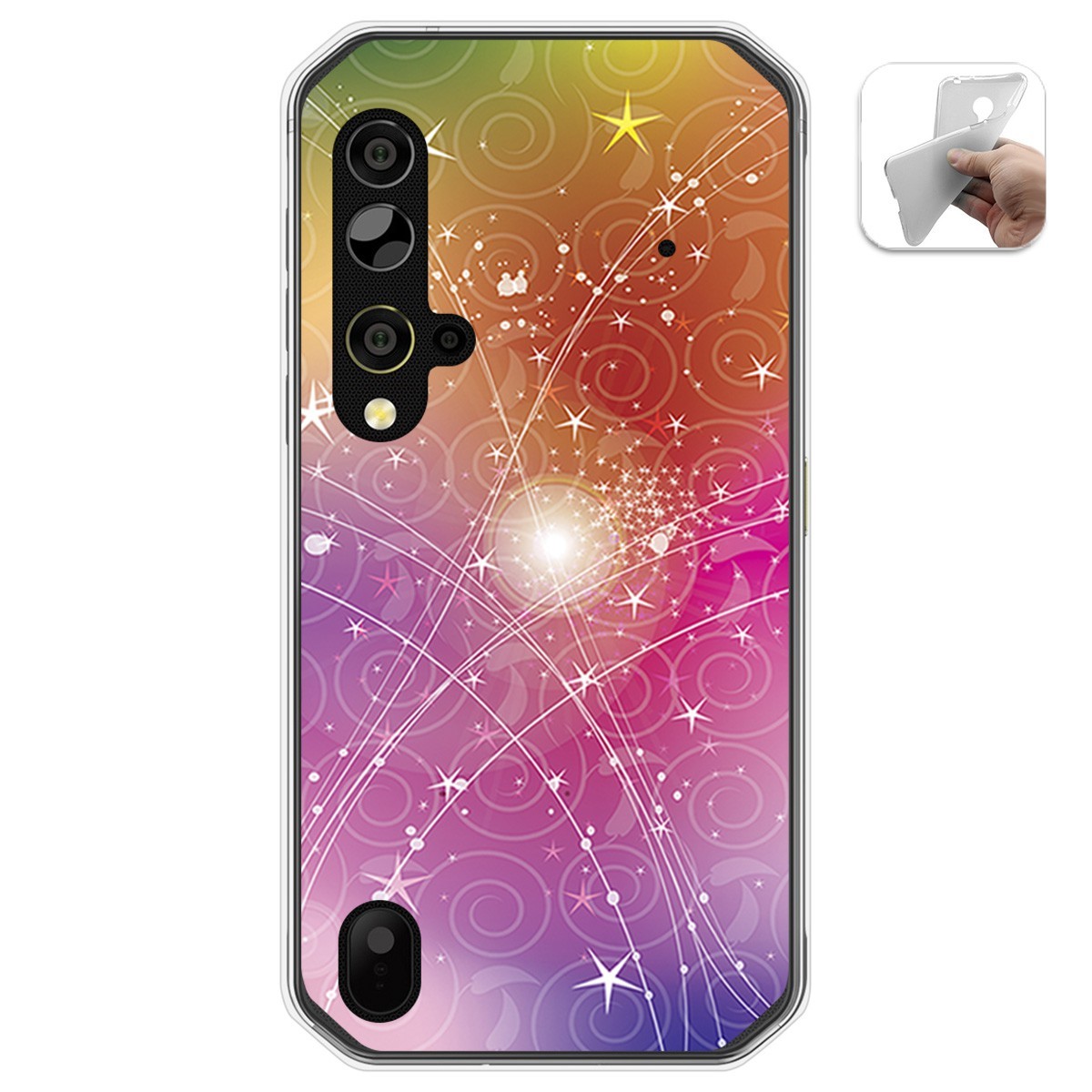Funda Gel Tpu para Blackview BV9900 / BV9900 PRO diseño Abstracto Dibujos