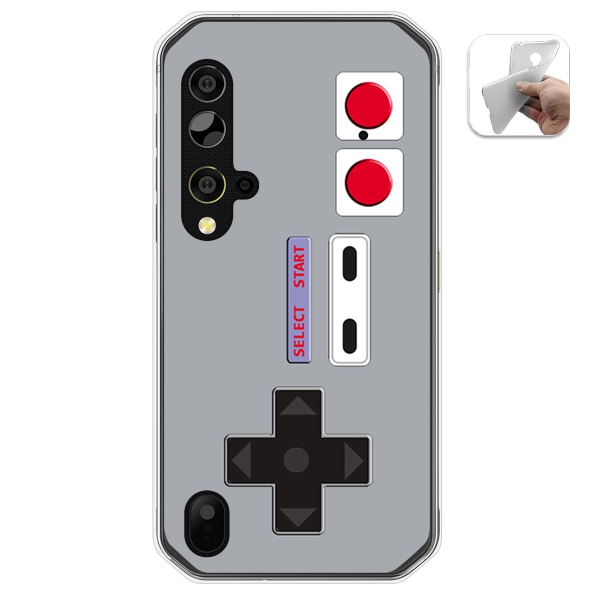 Funda Gel Tpu para Blackview BV9900 / BV9900 PRO diseño Consola Dibujos