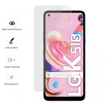Protector Cristal Templado para Lg K51s Vidrio