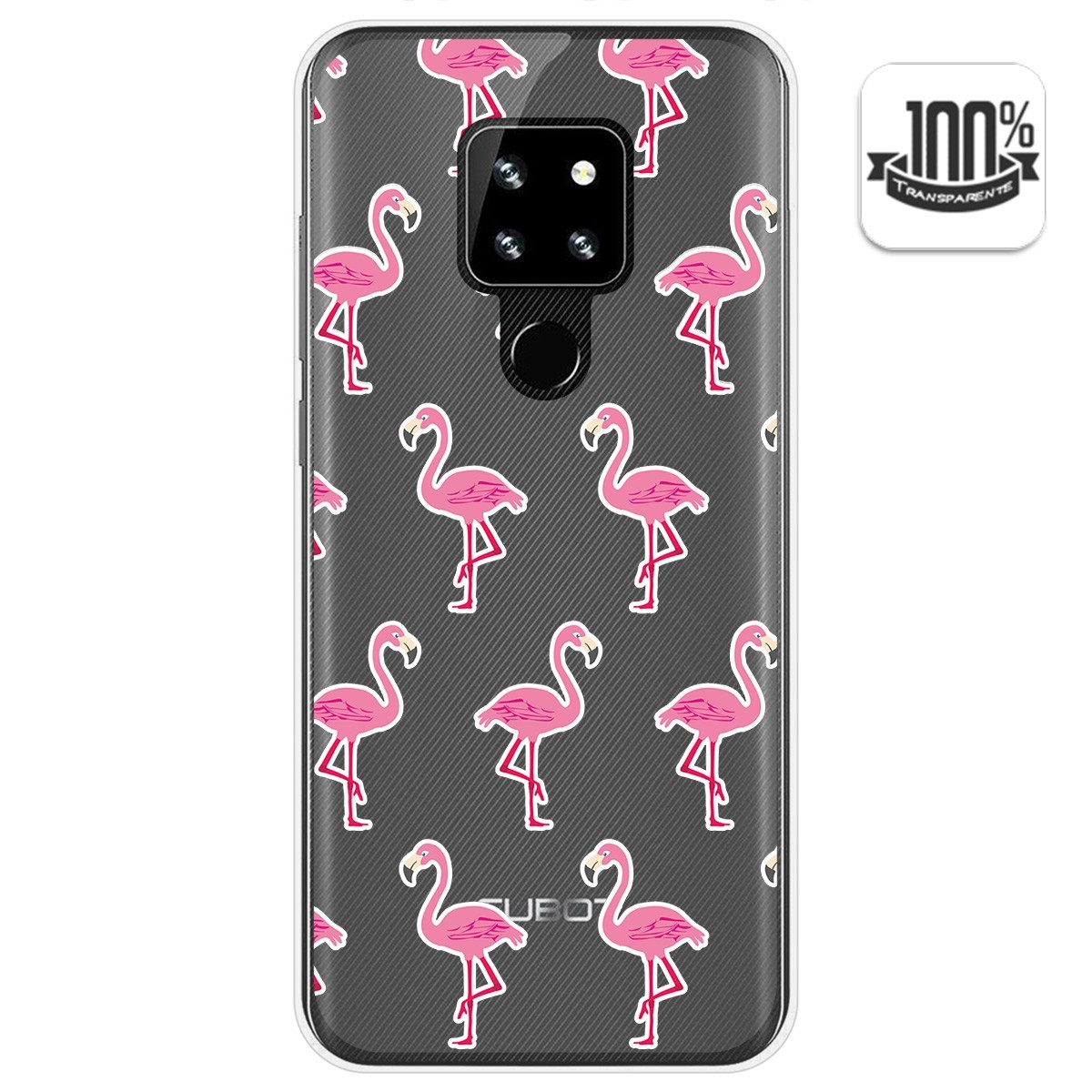 Funda Gel Transparente para Cubot P30 diseño Flamenco Dibujos