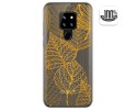 Funda Gel Transparente para Cubot P30 diseño Hojas Dibujos
