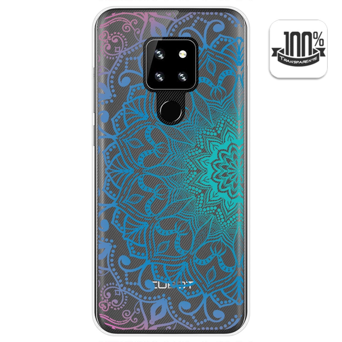 Funda Gel Transparente para Cubot P30 diseño Mandala Dibujos