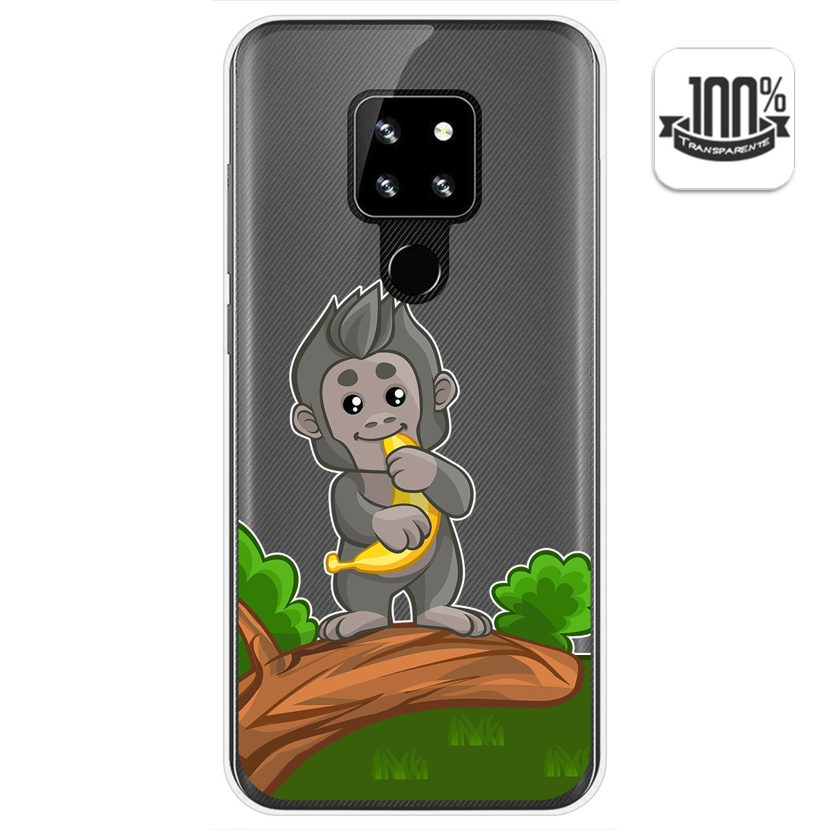 Funda Gel Transparente para Cubot P30 diseño Mono Dibujos