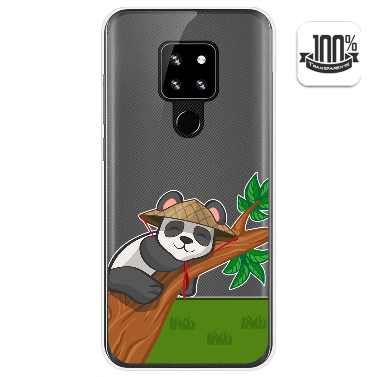 Funda Gel Transparente para Cubot P30 diseño Panda Dibujos