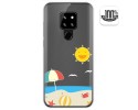 Funda Gel Transparente para Cubot P30 diseño Playa Dibujos