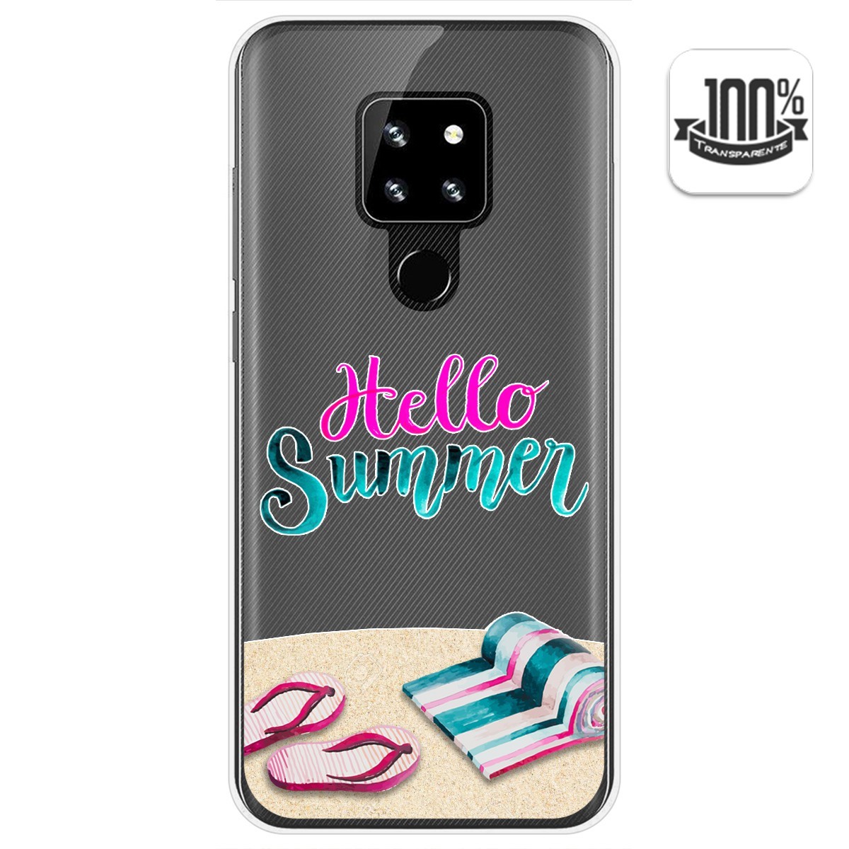 Funda Gel Transparente para Cubot P30 diseño Summer Dibujos