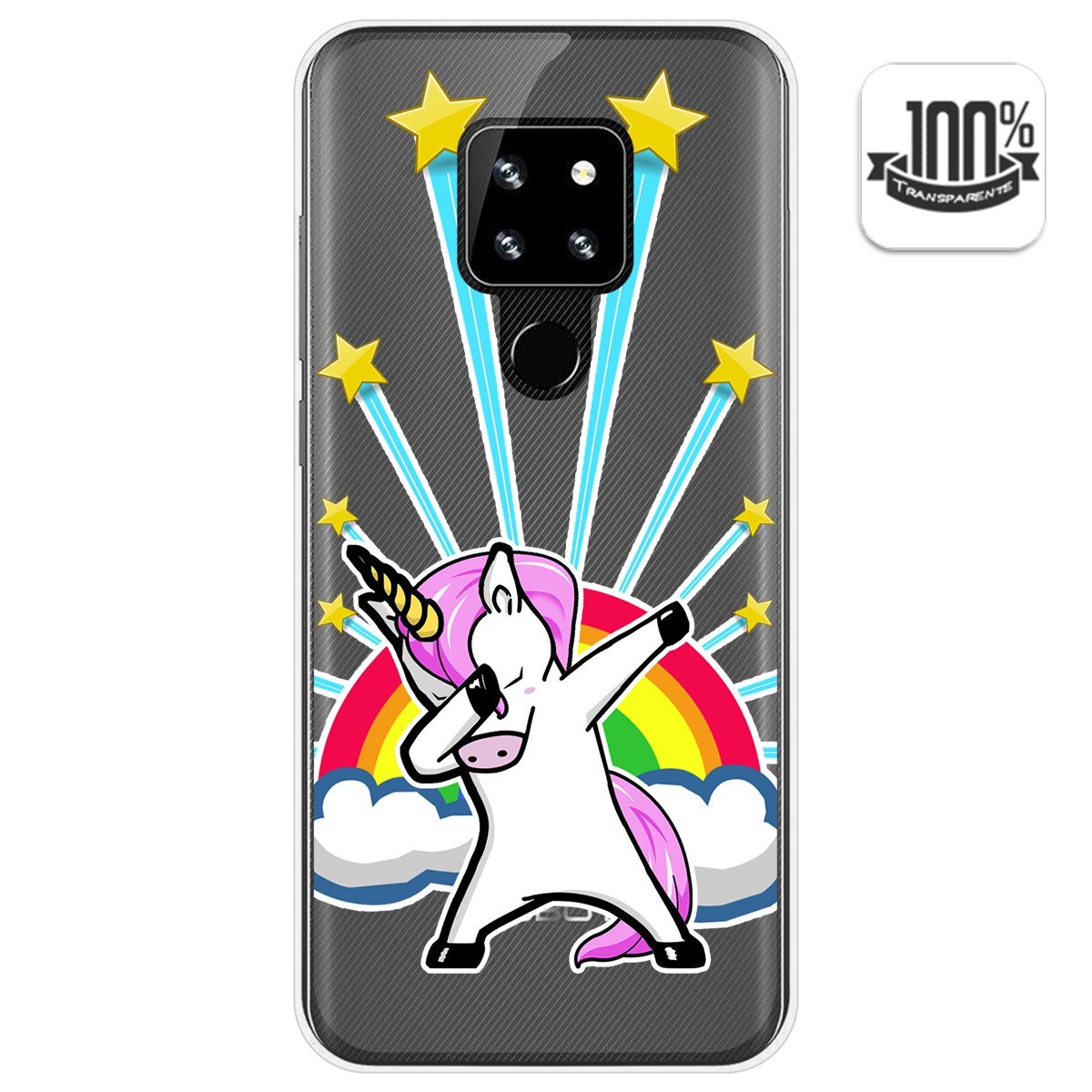 Funda Gel Transparente para Cubot P30 diseño Unicornio Dibujos