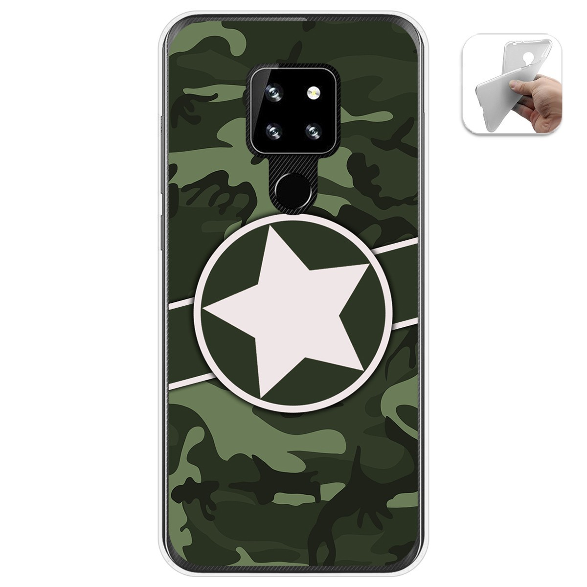 Funda Gel Tpu para Cubot P30 diseño Camuflaje 01 Dibujos