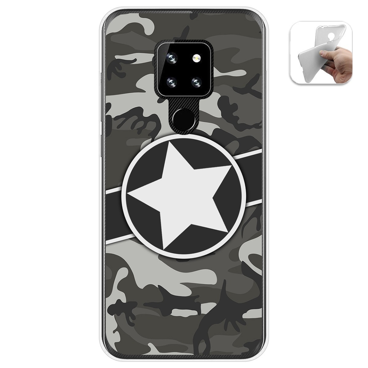 Funda Gel Tpu para Cubot P30 diseño Camuflaje 02 Dibujos