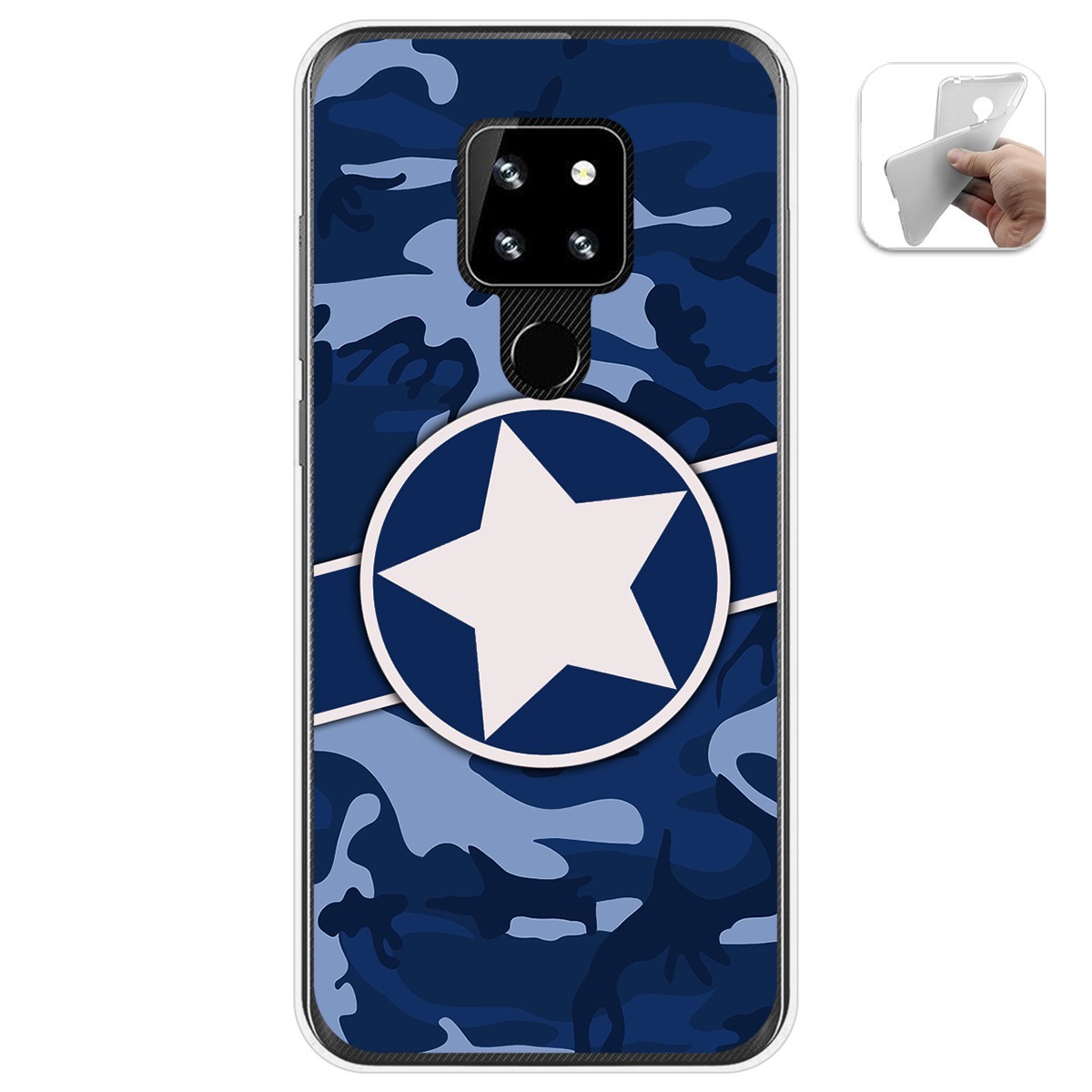 Funda Gel Tpu para Cubot P30 diseño Camuflaje 03 Dibujos