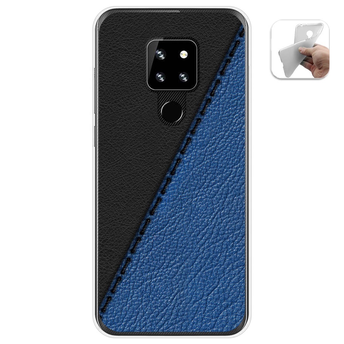 Funda Gel Tpu para Cubot P30 diseño Cuero 02 Dibujos