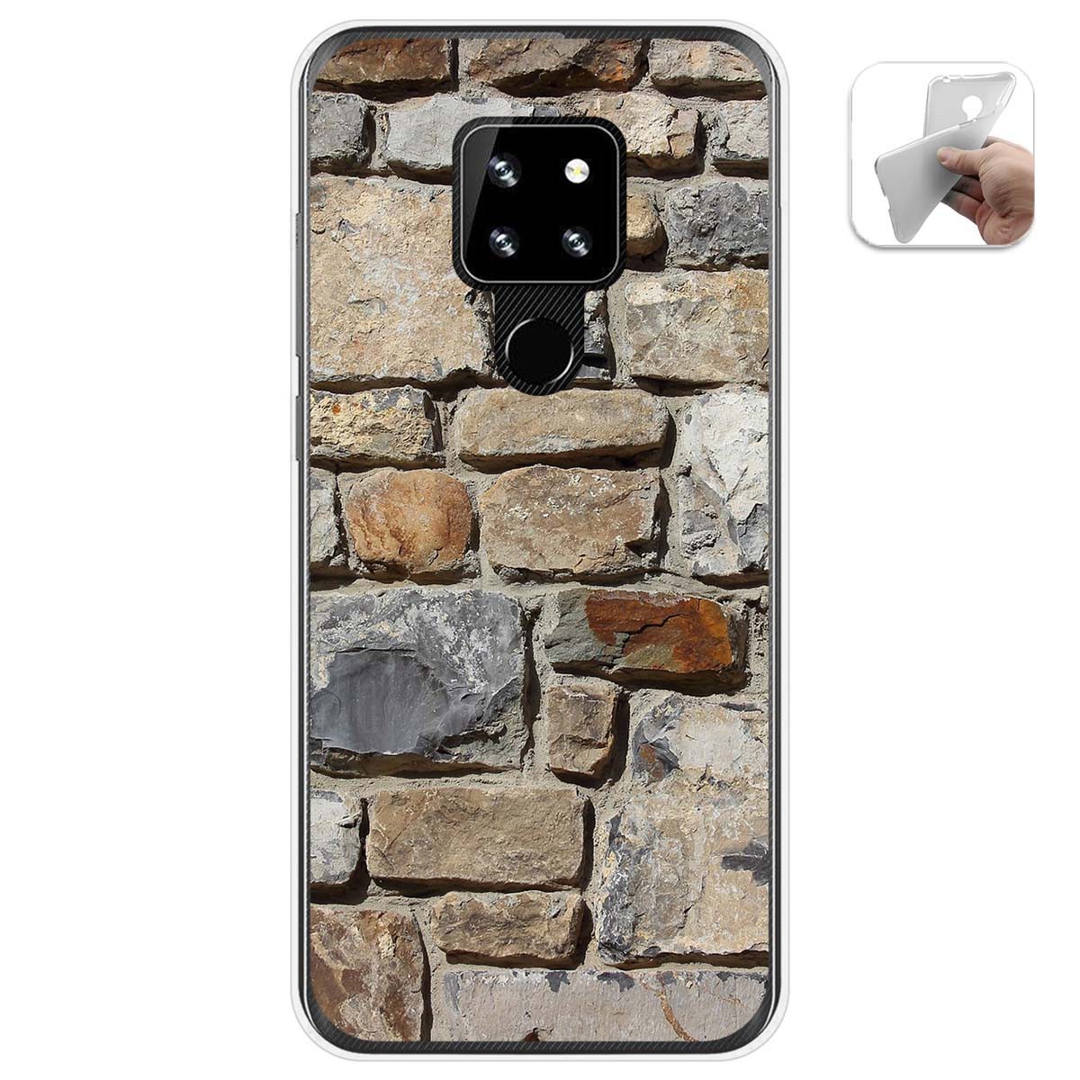 Funda Gel Tpu para Cubot P30 diseño Ladrillo 03 Dibujos