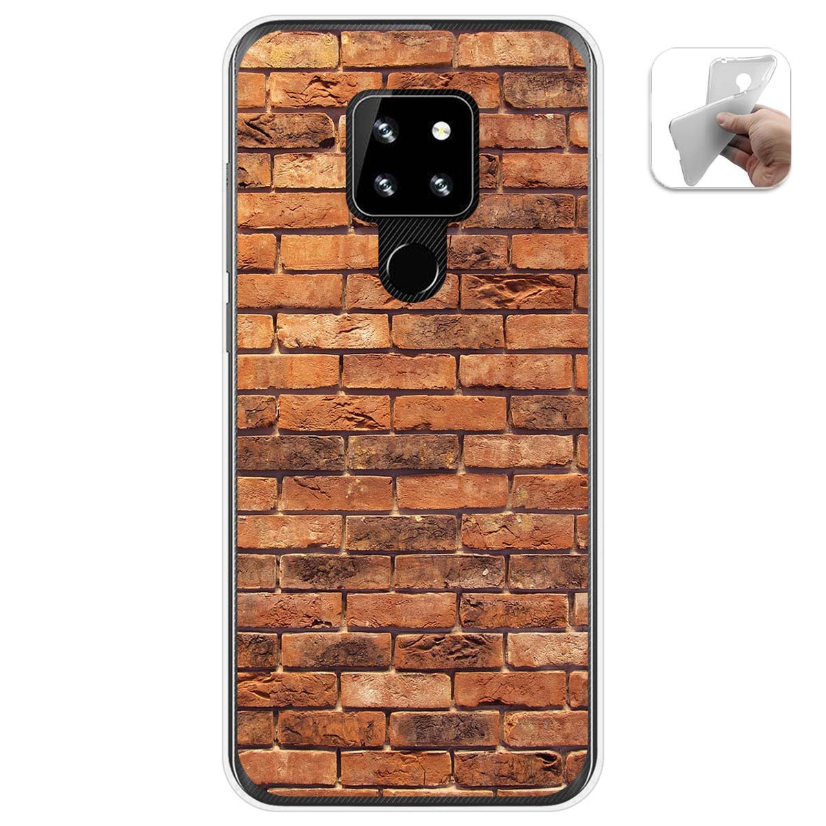 Funda Gel Tpu para Cubot P30 diseño Ladrillo 04 Dibujos
