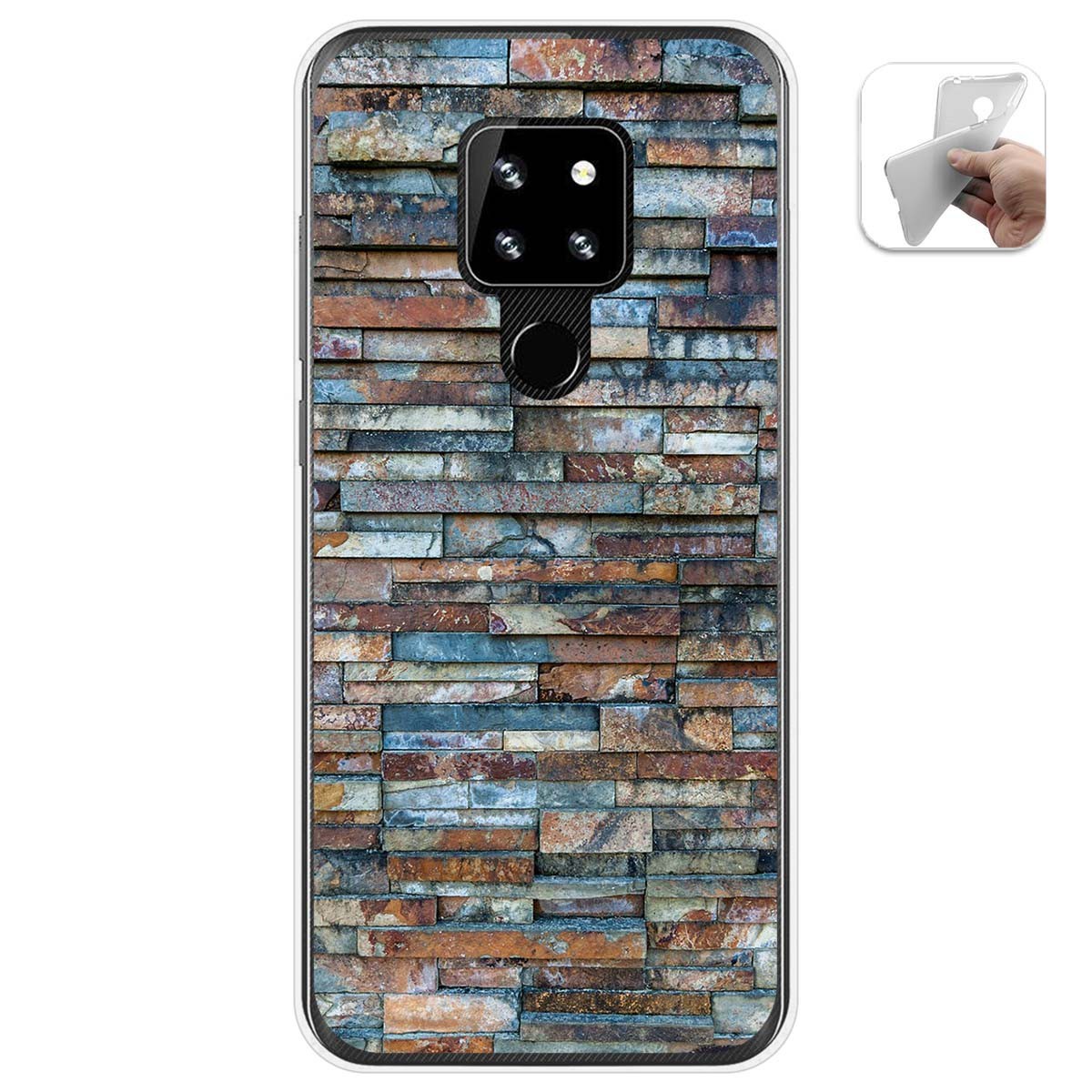 Funda Gel Tpu para Cubot P30 diseño Ladrillo 05 Dibujos