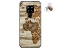 Funda Gel Tpu para Cubot P30 diseño Madera 07 Dibujos