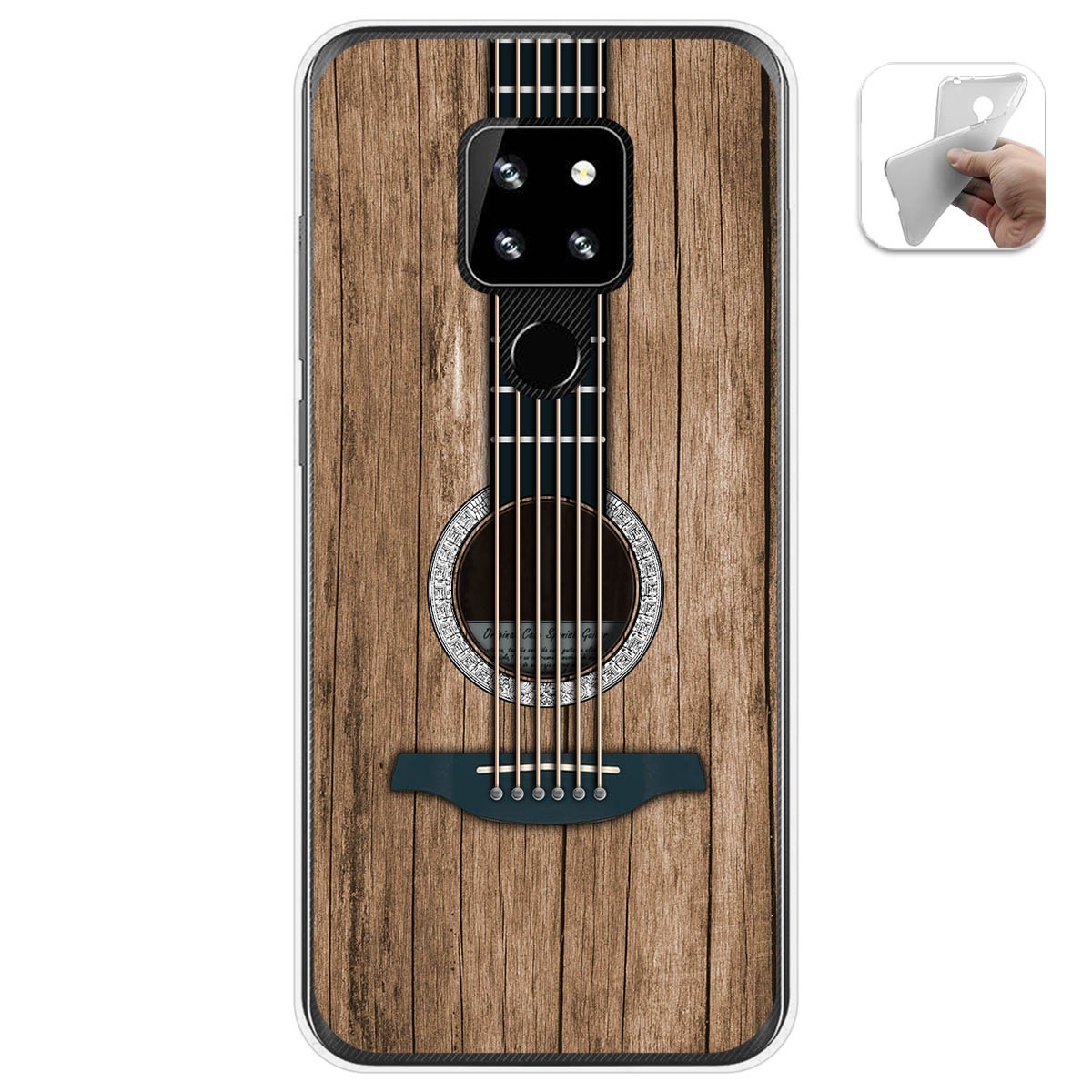 Funda Gel Tpu para Cubot P30 diseño Madera 11 Dibujos