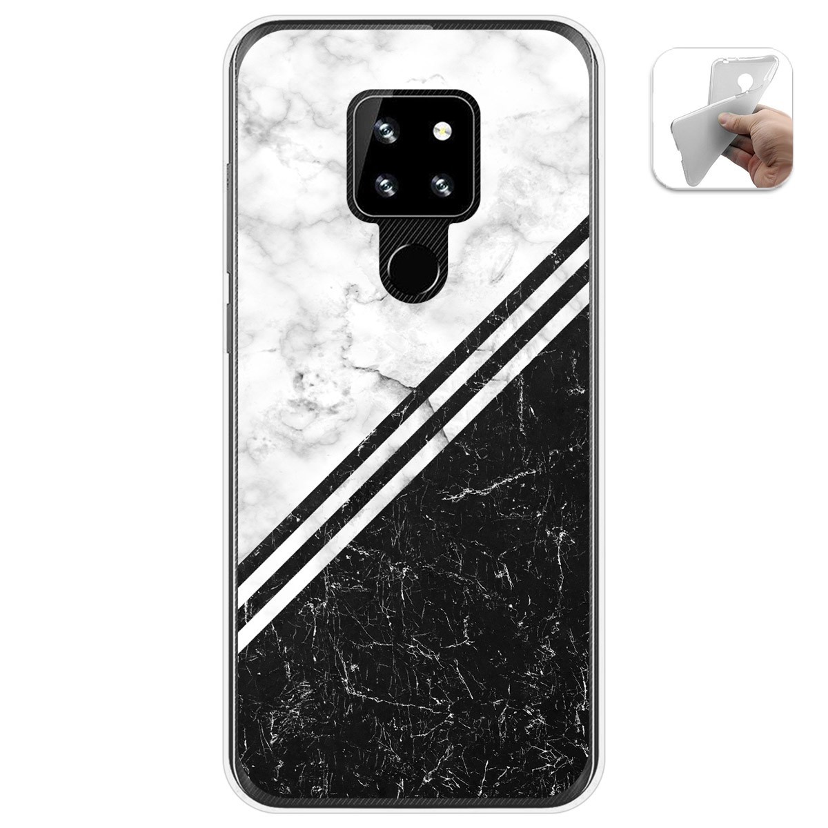 Funda Gel Tpu para Cubot P30 diseño Mármol 01 Dibujos