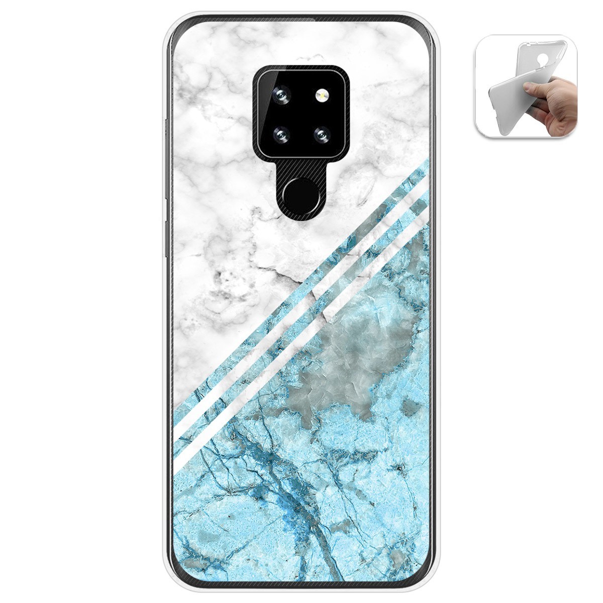 Funda Gel Tpu para Cubot P30 diseño Mármol 02 Dibujos
