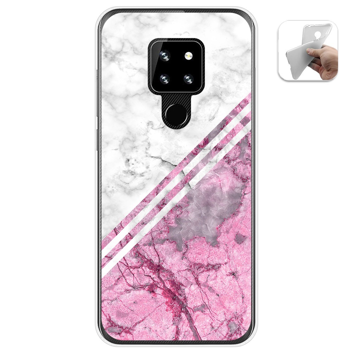 Funda Gel Tpu para Cubot P30 diseño Mármol 03 Dibujos