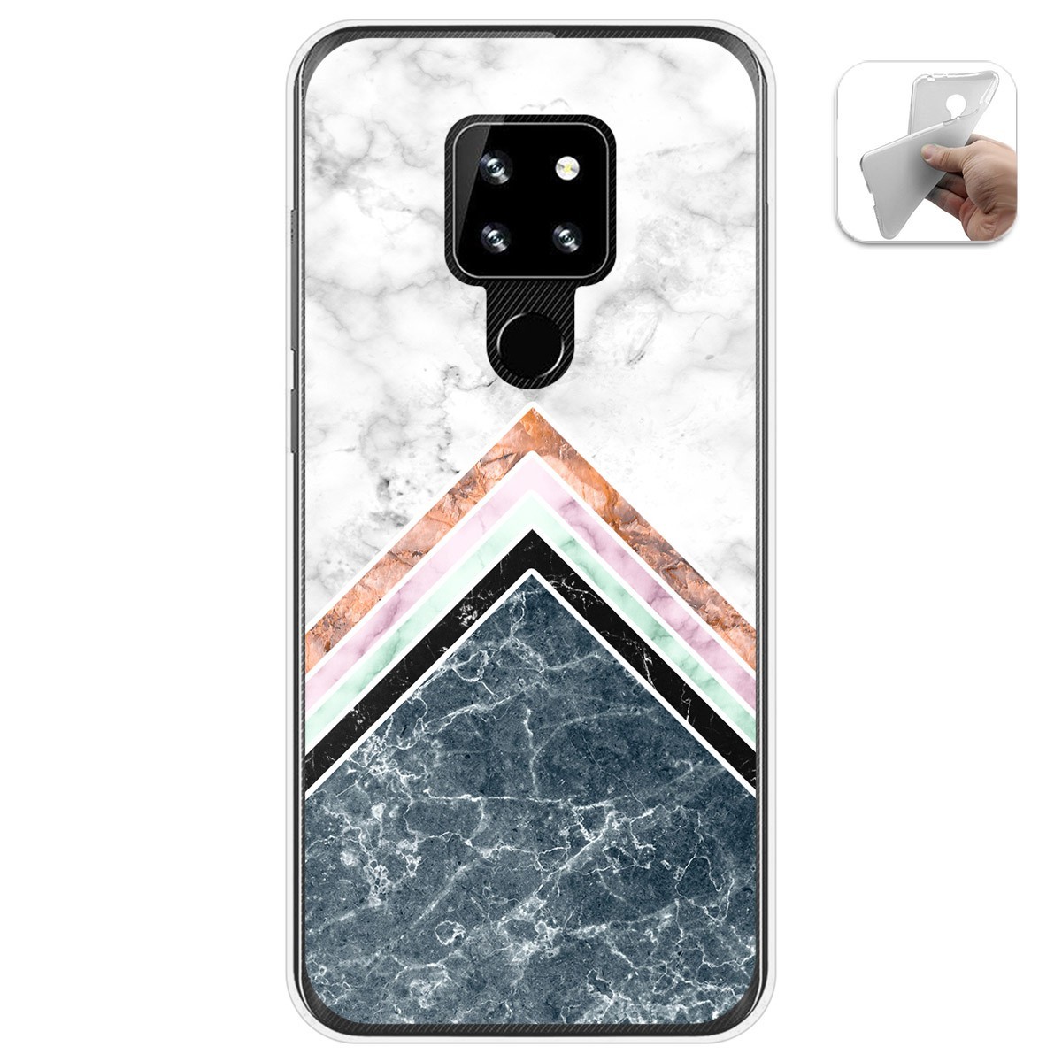 Funda Gel Tpu para Cubot P30 diseño Mármol 05 Dibujos