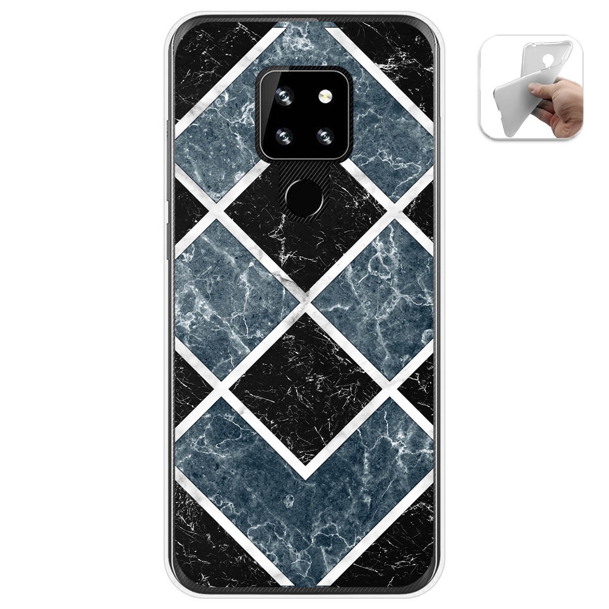 Funda Gel Tpu para Cubot P30 diseño Mármol 06 Dibujos