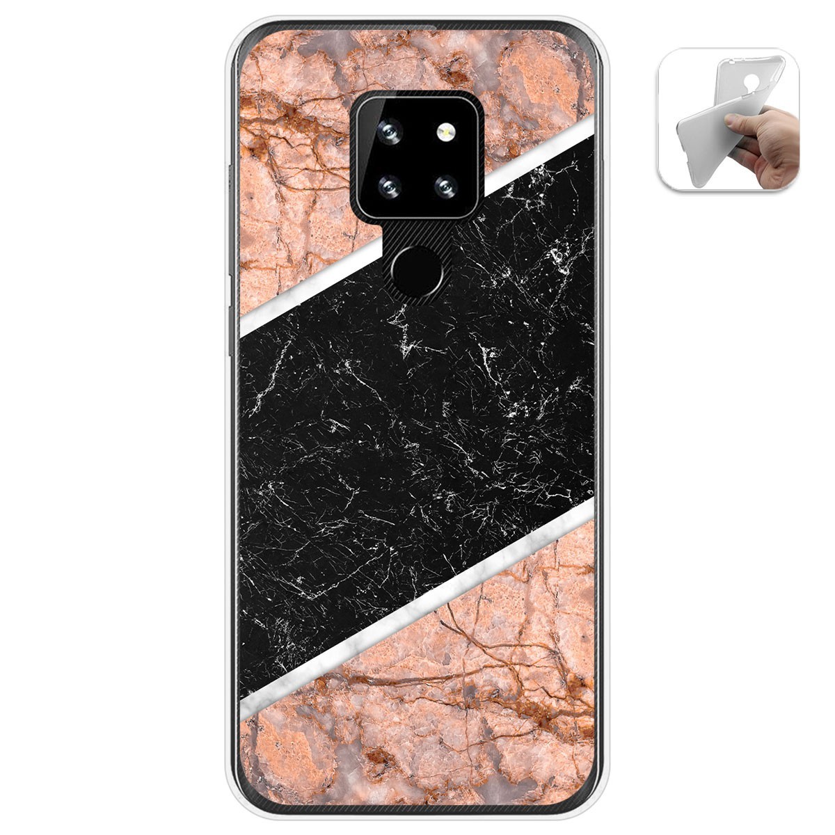 Funda Gel Tpu para Cubot P30 diseño Mármol 07 Dibujos