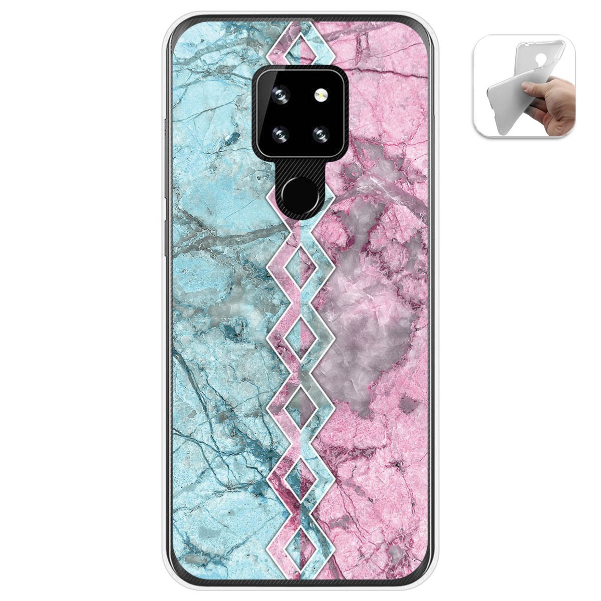 Funda Gel Tpu para Cubot P30 diseño Mármol 08 Dibujos