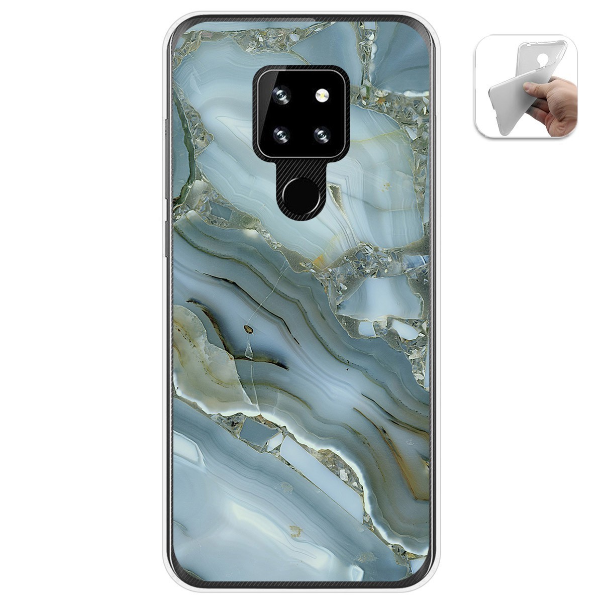 Funda Gel Tpu para Cubot P30 diseño Mármol 09 Dibujos