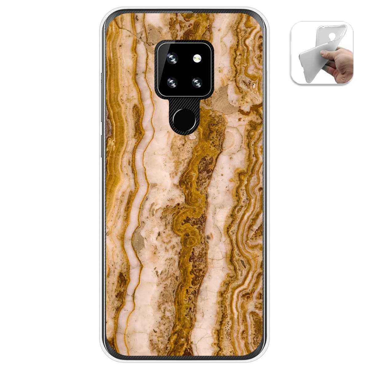 Funda Gel Tpu para Cubot P30 diseño Mármol 10 Dibujos