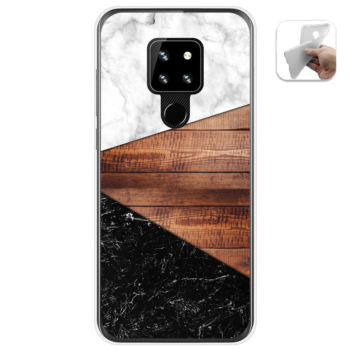Funda Gel Tpu para Cubot P30 diseño Mármol 11 Dibujos