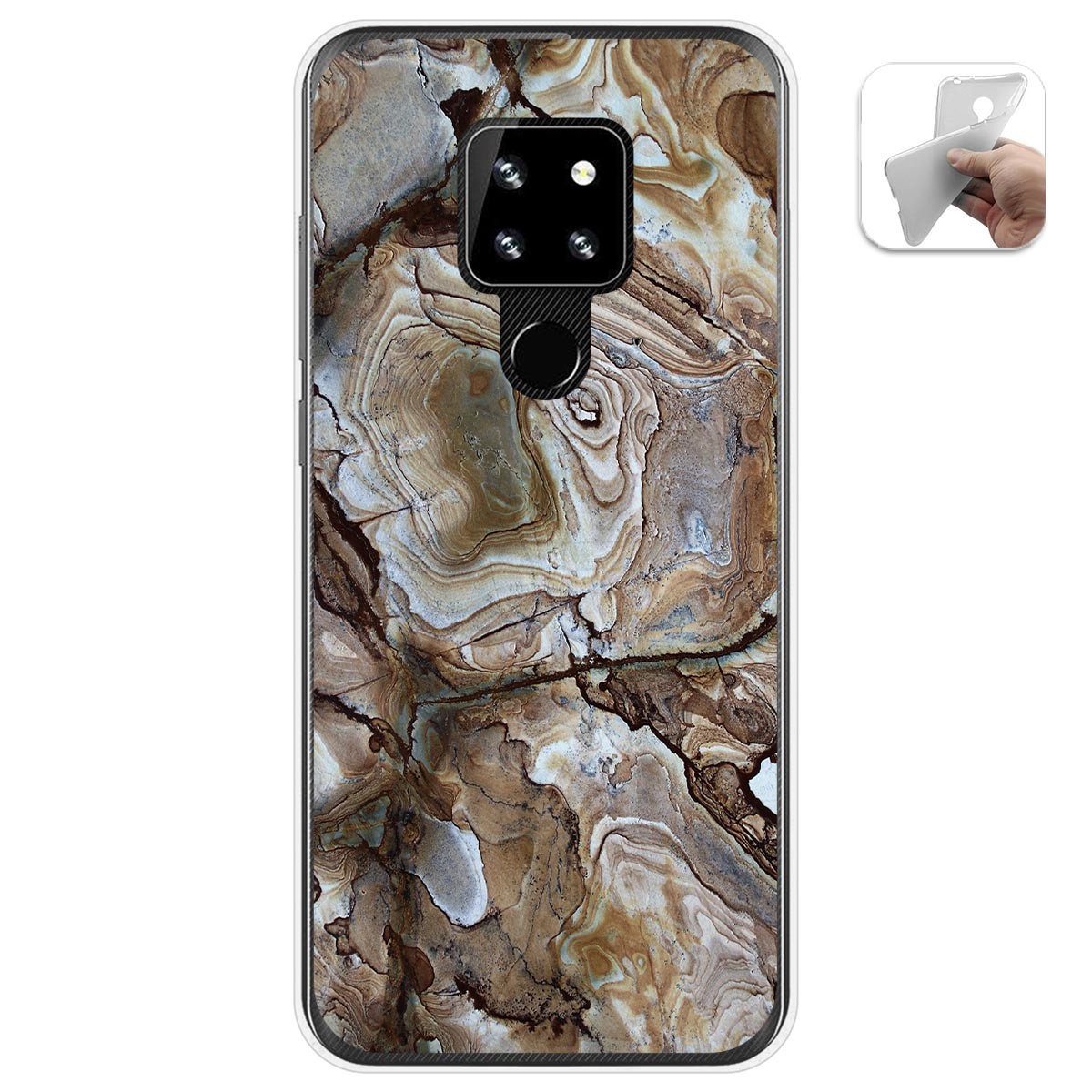 Funda Gel Tpu para Cubot P30 diseño Mármol 14 Dibujos