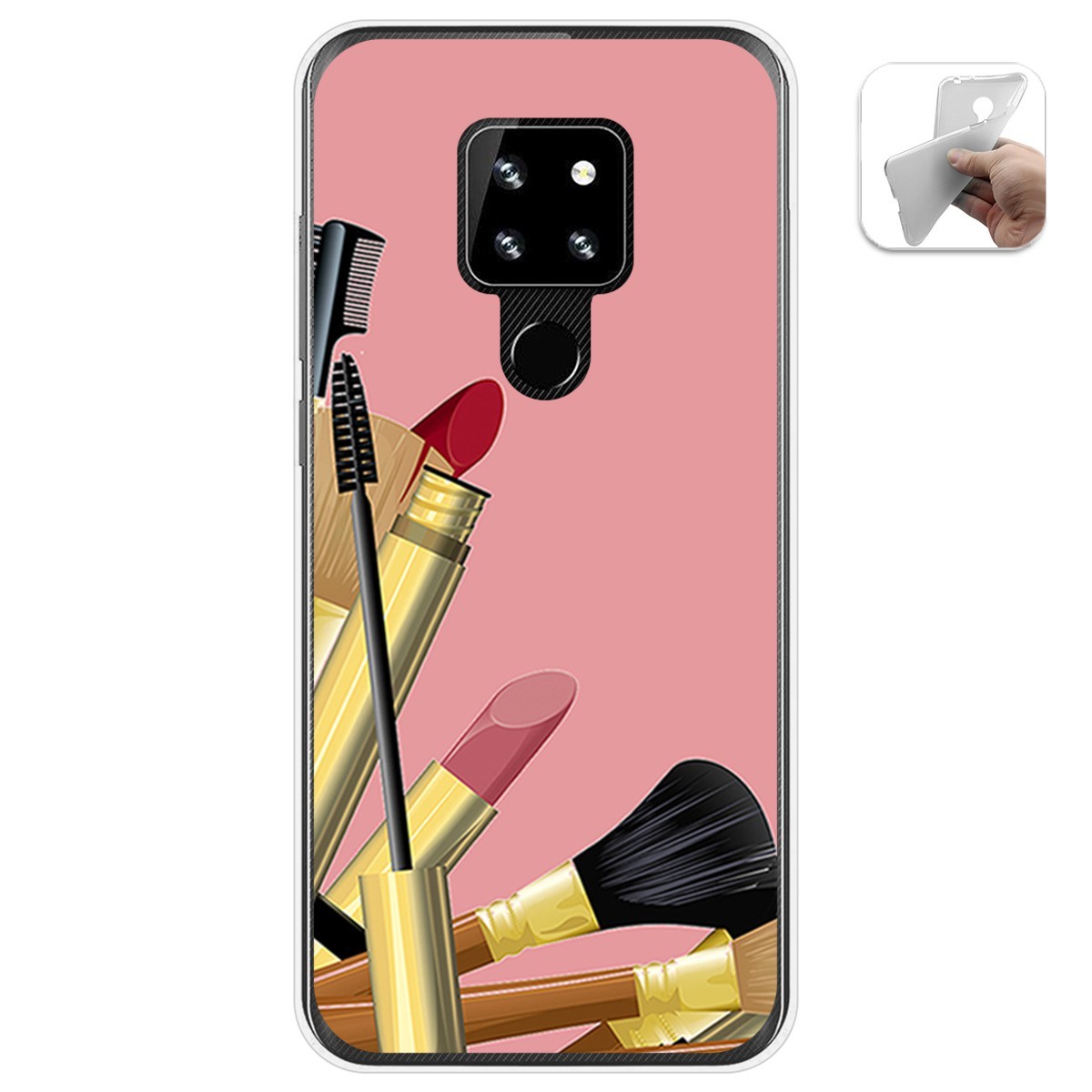 Funda Gel Tpu para Cubot P30 diseño Brochas Dibujos