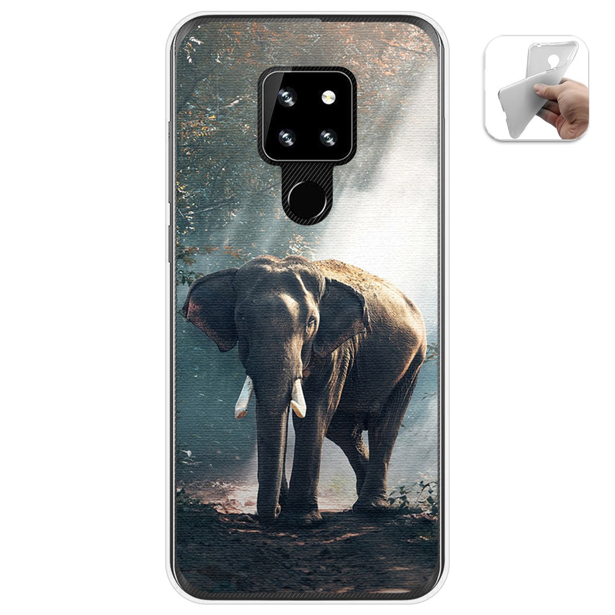 Funda Gel Tpu para Cubot P30 diseño Elefante Dibujos