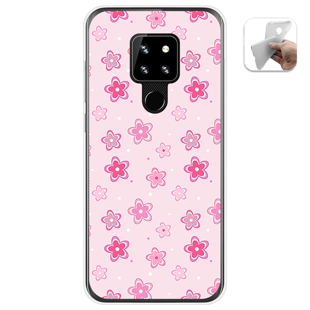 Funda Gel Tpu para Cubot P30 diseño Flores Dibujos