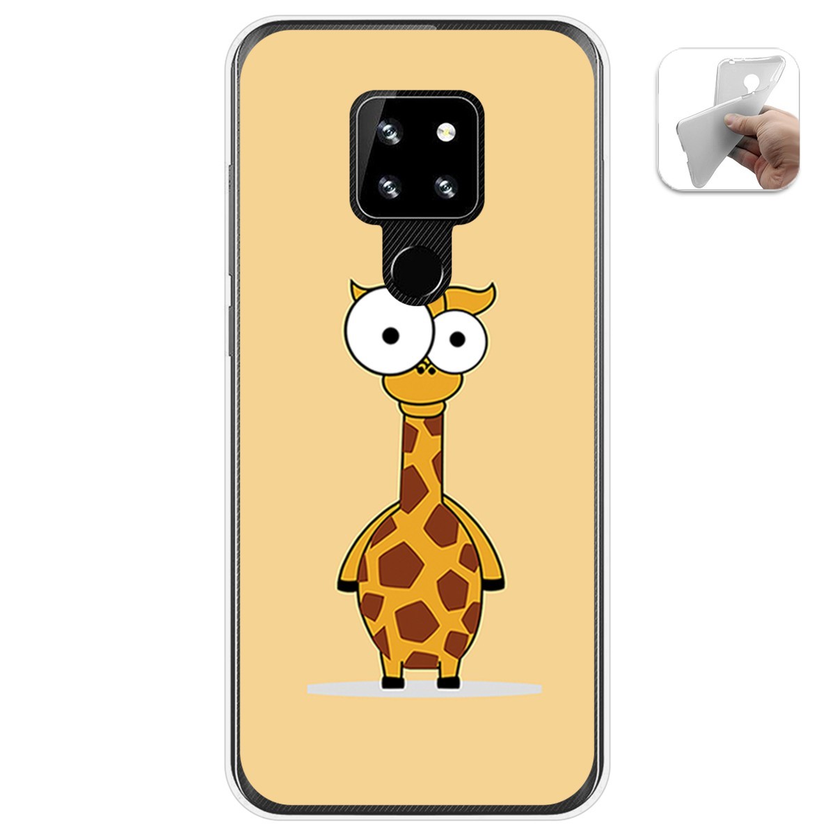 Funda Gel Tpu para Cubot P30 diseño Jirafa Dibujos