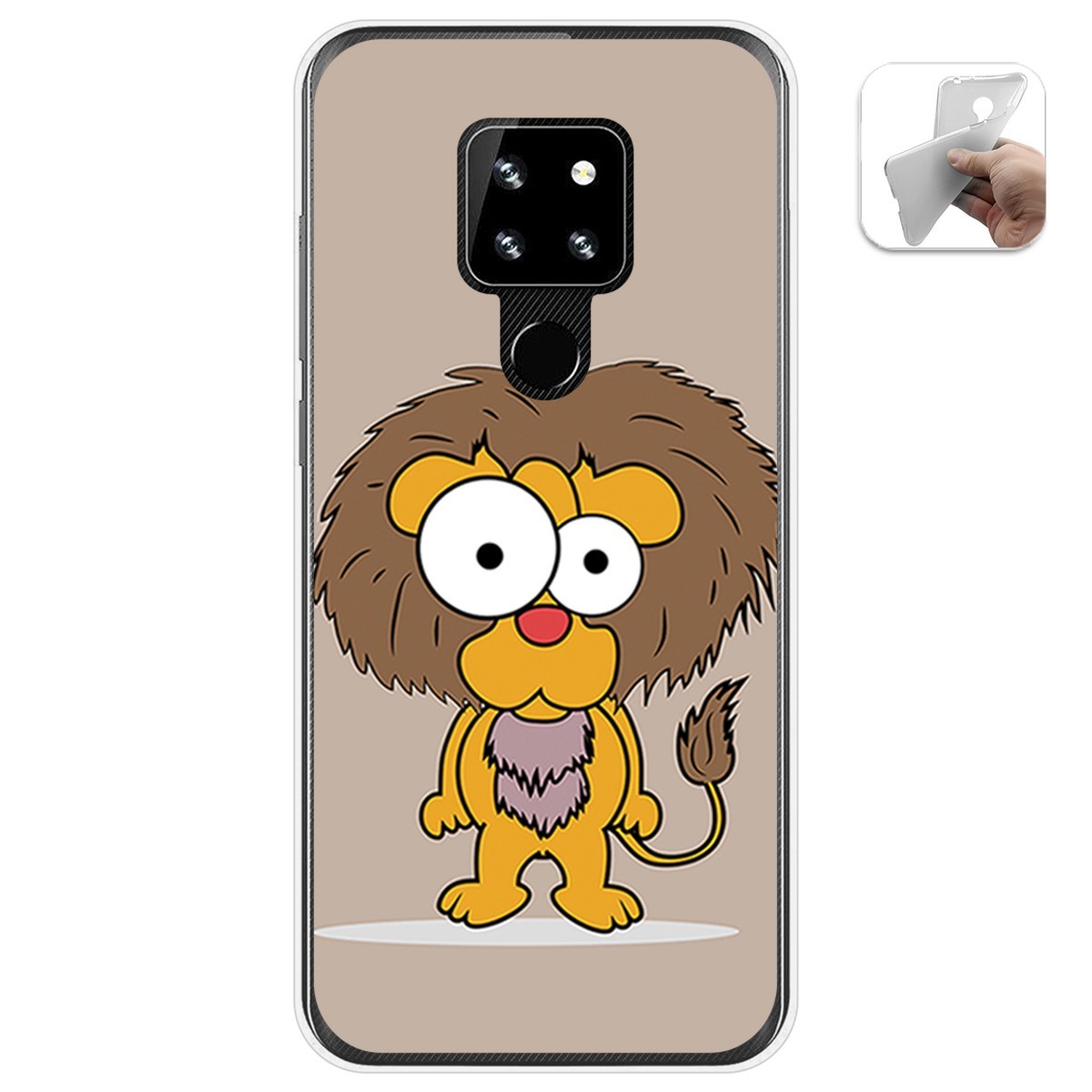 Funda Gel Tpu para Cubot P30 diseño Leon Dibujos