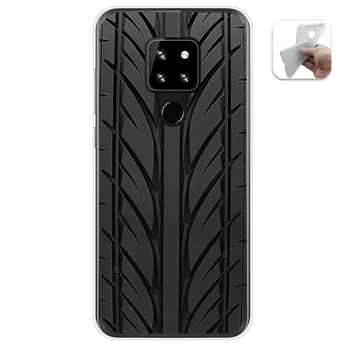 Funda Gel Tpu para Cubot P30 diseño Neumatico Dibujos