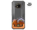 Funda Gel Transparente para Doogee S95 Pro diseño Bufalo Dibujos