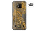 Funda Gel Transparente para Doogee S95 Pro diseño Hojas Dibujos
