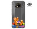 Funda Gel Transparente para Doogee S95 Pro diseño Leopardo Dibujos