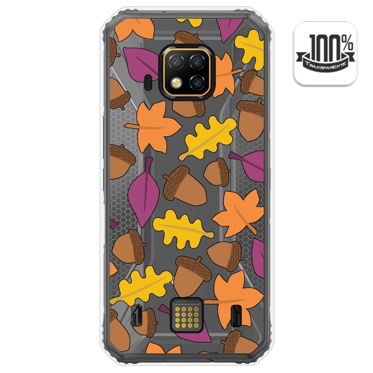 Funda Gel Transparente para Doogee S95 Pro diseño Otoño Dibujos