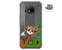 Funda Gel Transparente para Doogee S95 Pro diseño Panda Dibujos