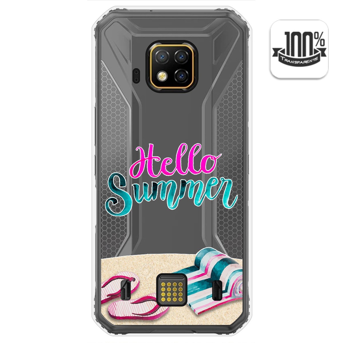 Funda Gel Transparente para Doogee S95 Pro diseño Summer Dibujos