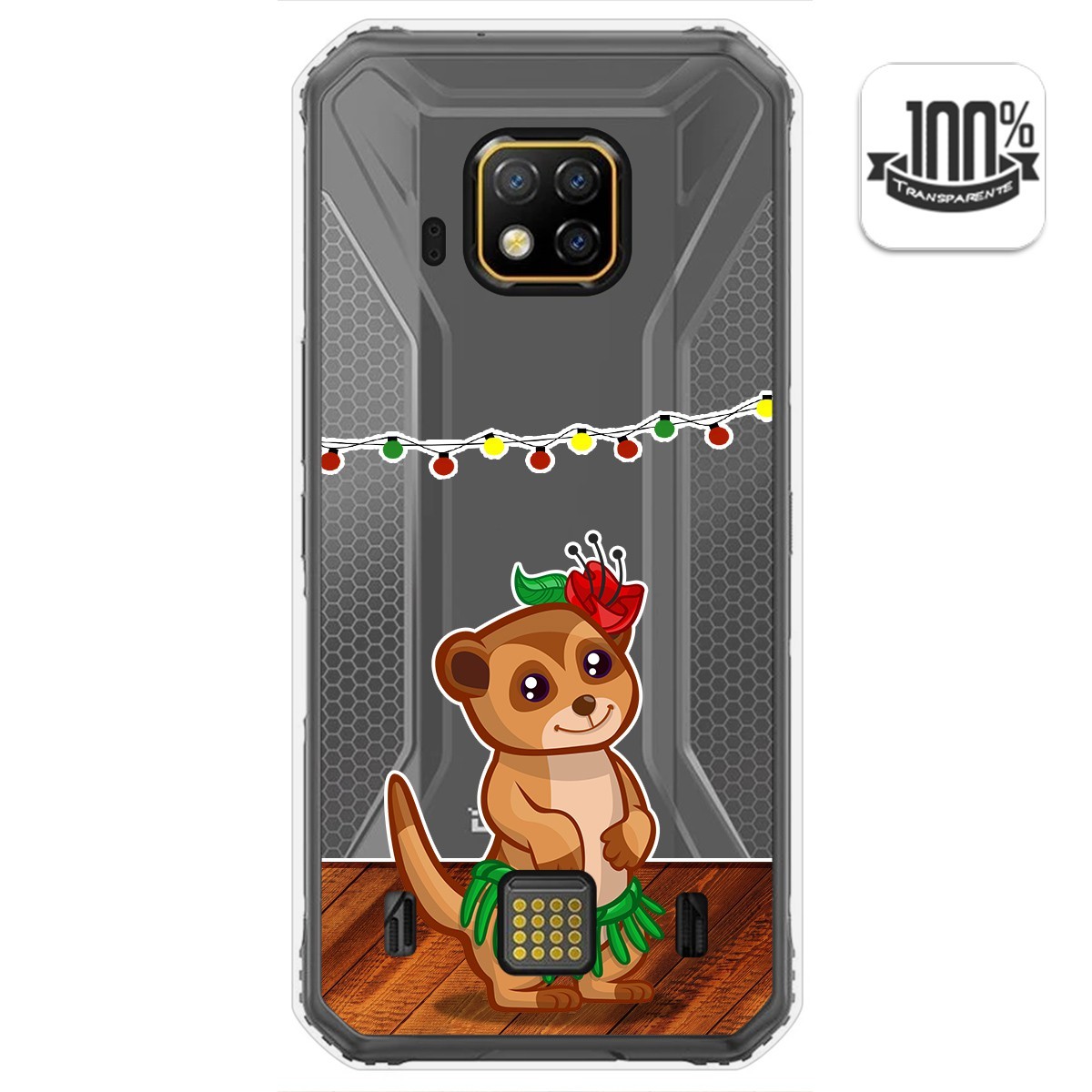 Funda Gel Transparente para Doogee S95 Pro diseño Suricata Dibujos