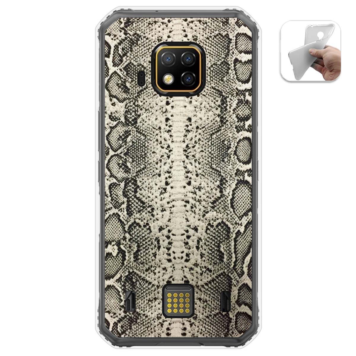 Funda Gel Tpu para Doogee S95 Pro diseño Animal 01 Dibujos