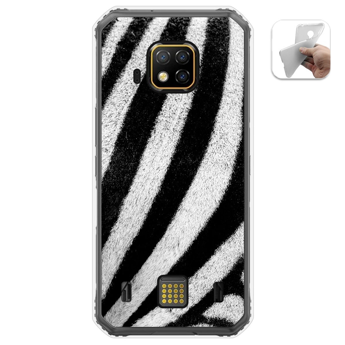 Funda Gel Tpu para Doogee S95 Pro diseño Animal 02 Dibujos