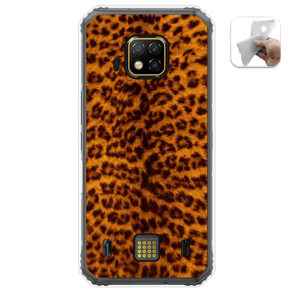 Funda Gel Tpu para Doogee S95 Pro diseño Animal 03 Dibujos